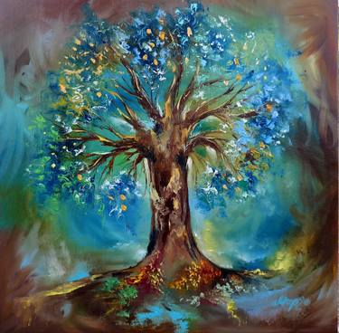 Original Expressionism Tree Paintings by Margo Tartart