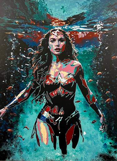 Original Contemporary Pop Culture/Celebrity Painting by Kerry Inkster