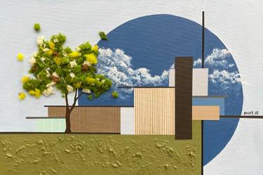 Original Abstract Architecture Paintings by Ransoo Kim