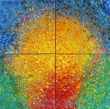 Original Pop Art Abstract Painting by Chico Coelho