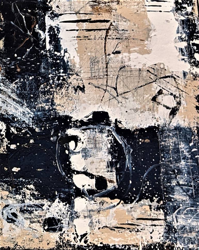 Original Abstract Expressionism Abstract Sculpture by Diana Mercado