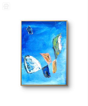 Original Abstract Expressionism Abstract Painting by Marco Torresi