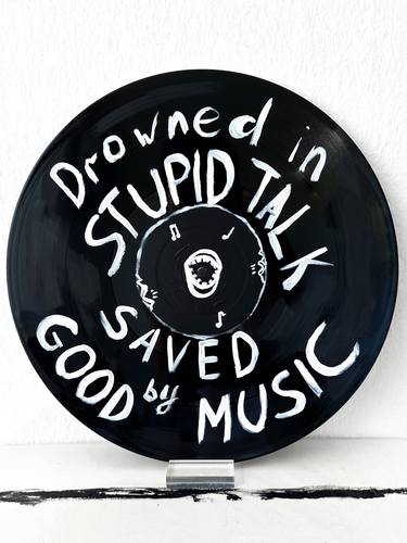 Original Pop Art Music Mixed Media by Kristina Mallen