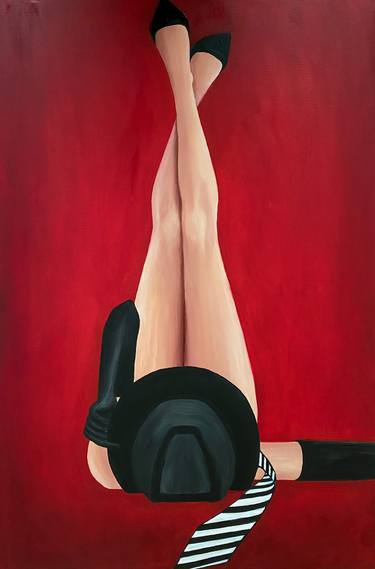 Original Realism Women Paintings by Kristina Mallen