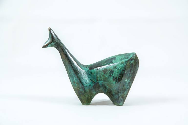 Original Abstract Animal Sculpture by Jesus Valencia