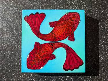 Original Figurative Animal Mixed Media by Chantal Durham-Bogers