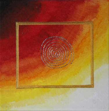 Original Art Deco Abstract Mixed Media by Shanuka Goonawardena