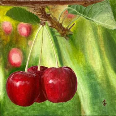 Print of Realism Tree Paintings by Ieva Graudina