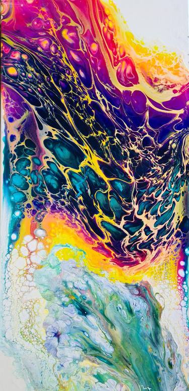 Original Abstract Expressionism Abstract Painting by Iryna Torchinska
