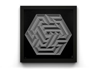 Original Abstract Geometric Sculpture by - Myoshka