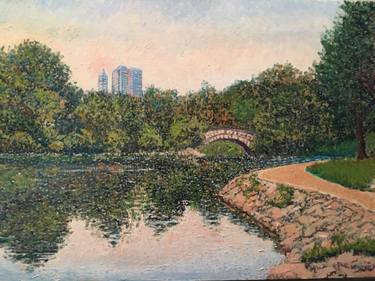 Original Impressionism Landscape Painting by Howard Newman