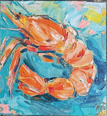 Original Abstract Animal Painting by Alina Skorokhod