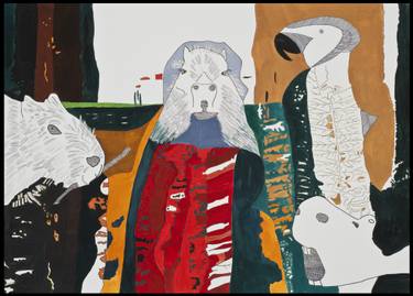 Original Fine Art Animal Paintings by Diana De Molinari