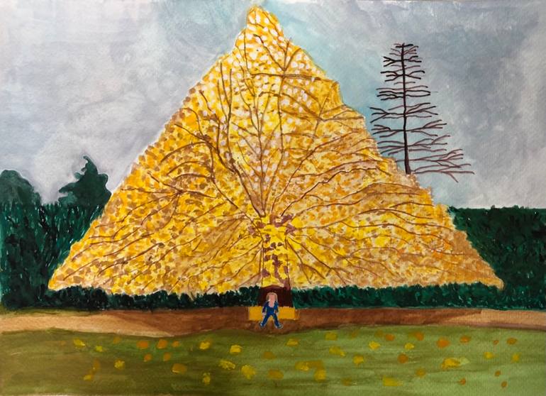 Original Figurative Tree Paintings by Diana De Molinari