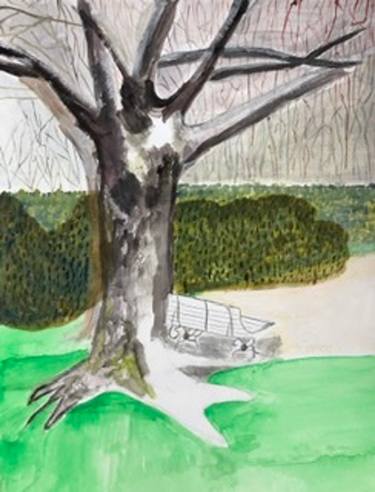 Original Figurative Tree Paintings by Diana De Molinari
