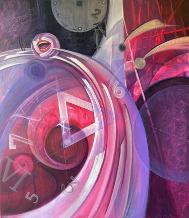 Original Abstract Outer Space Paintings by Galia Rude