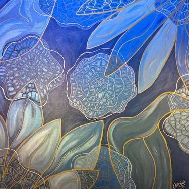 Original Figurative Abstract Paintings by Carolina Jaen
