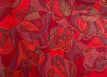 Original Contemporary Floral Painting by Carolina Jaen