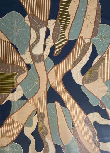 Print of Abstract Expressionism Patterns Paintings by Carolina Jaen