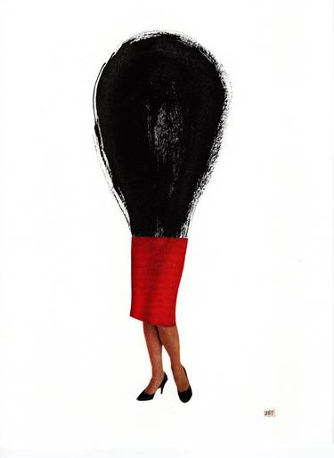 Original Abstract Body Collage by Mark Kaufman