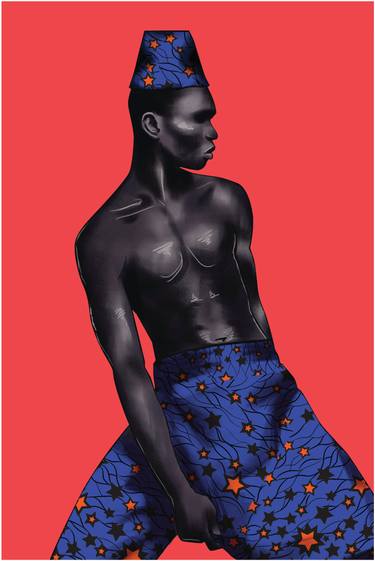 Print of Expressionism Fashion Mixed Media by Donald Okudu