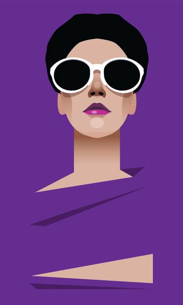 Original Pop Art Fashion Mixed Media by Donald Okudu