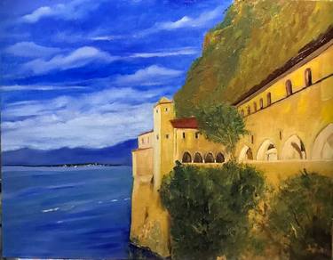 Original Art Deco Seascape Paintings by Antonina Dunaeva