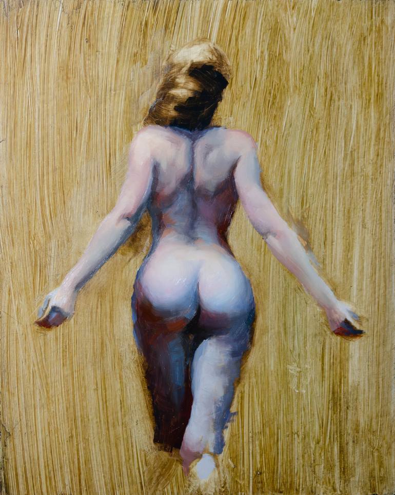 Print of Impressionism Nude Paintings by Romain Eugene