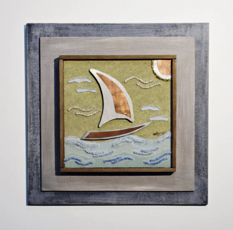 Original Minimalism Wall Sculpture by Anastasios Peponidis