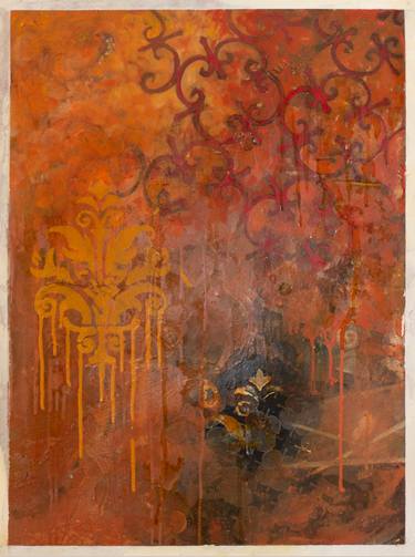 Original Abstract Architecture Paintings by Alan Rogers