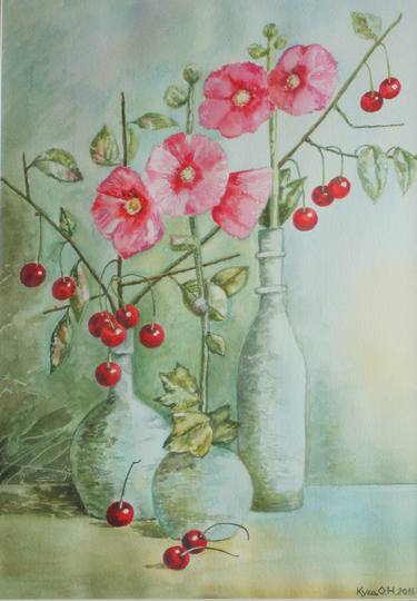 Original Realism Still Life Painting by Oleg Kushch