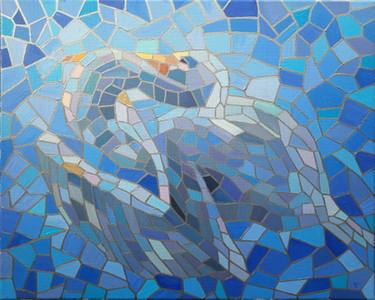 Original Art Deco Animal Painting by Tanti Titova