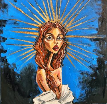 Original Contemporary Nude Painting by Inna Sych