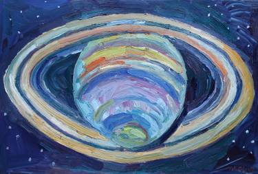Print of Impressionism Outer Space Paintings by John Kilduff
