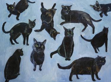 Original Figurative Animal Paintings by John Kilduff