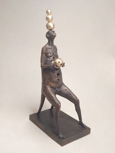 Original Abstract Men Sculpture by Art Dom