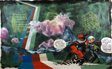 Original Contemporary Comics Painting by Bart Koolen