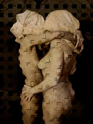 Original Figurative Love Mixed Media by Georges Dumas