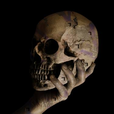 Original Realism Mortality Mixed Media by Georges Dumas