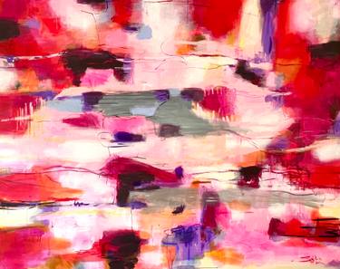 Original Modernism Abstract Painting by Merita Seitz