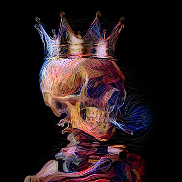Original Conceptual Mortality Mixed Media by Andy Nikol