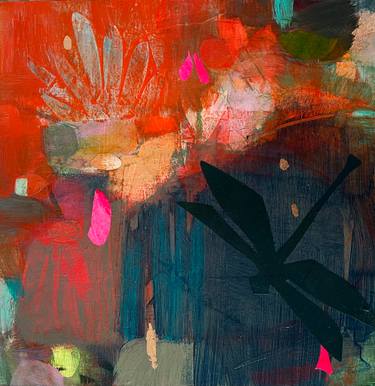 Original Abstract Nature Mixed Media by Henrietta Stuart