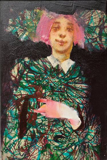 Original Abstract Expressionism Patterns Paintings by Lilas Blano
