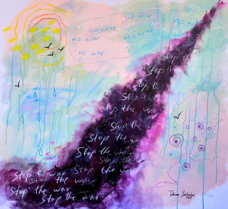 Print of Abstract Expressionism Abstract Paintings by Tatsiana Yelistratava