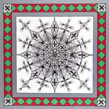 Original Contemporary Patterns Paintings by Maria Tuzhilkina