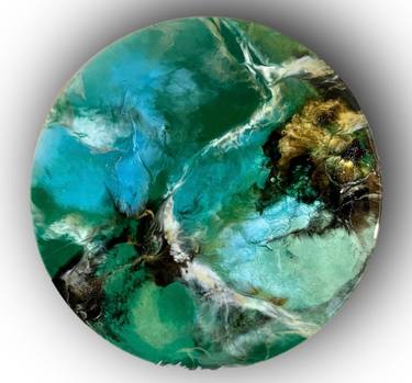 Original Abstract Expressionism Abstract Painting by Olha Stas