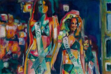 Original Figurative Pop Culture/Celebrity Painting by Daena Title