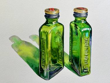 Original Illustration Still Life Painting by Serpil Umit