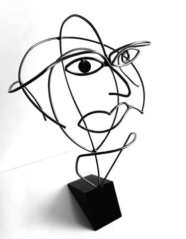 Original Cubism Abstract Sculpture by Albert Dura