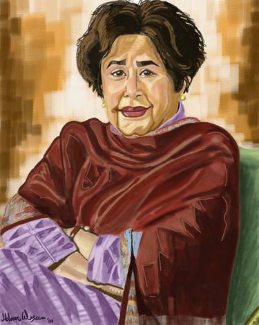 Original Portraiture People Digital by Mehrooz Waseem